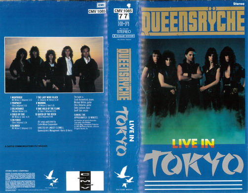 QUEENSRYCHE - LIVE IN TOKYO (MUSIK VHS) BEG