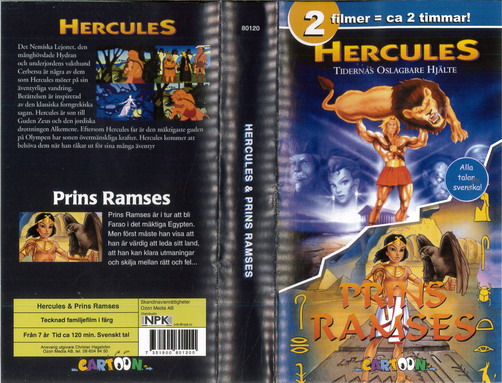 HERCULES+PRINS RAMSES  (VHS)