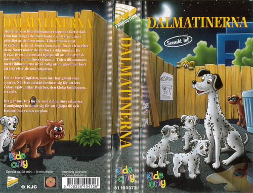 DALMATINERNA  (VHS)