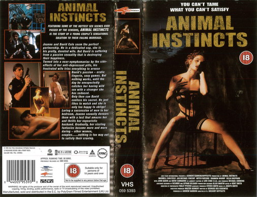 ANIMAL INSTINCTS (VHS) UK