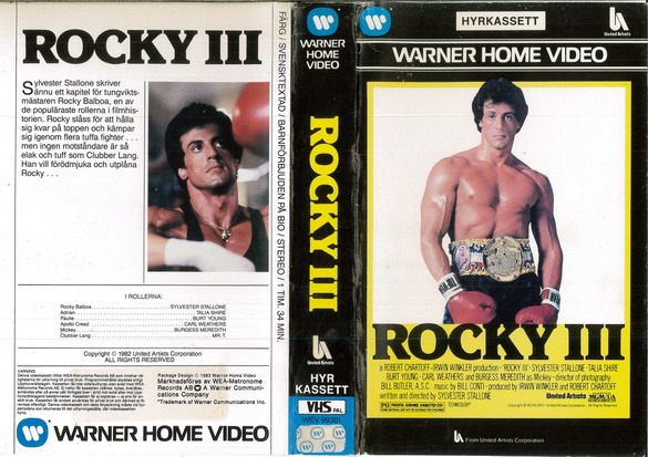 99301 ROCKY 3 (VHS)