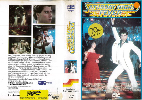 11202 SATURDAY NIGHT FEVER (VHS)
