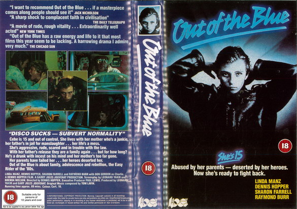 OUT OF THE BLUE (VHS)