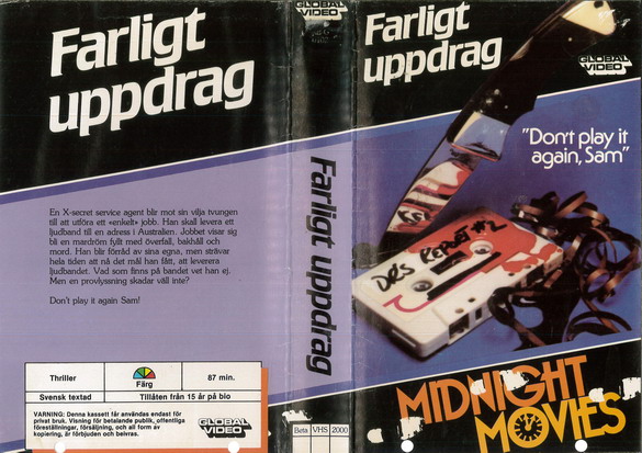 FARLIGT UPPDRAG (VHS)