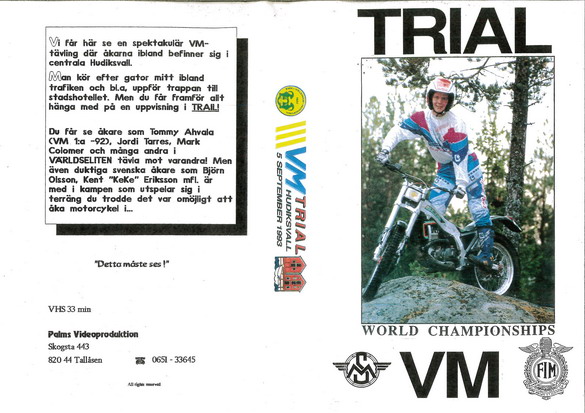 TRAIL VM I HUDIKSVALL 1993 (VHS)