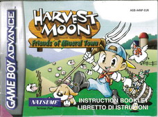 HARVEST MOON - FRIENDS OF MINERAL TOWN MANUAL (AGB-A4NP-EUR)