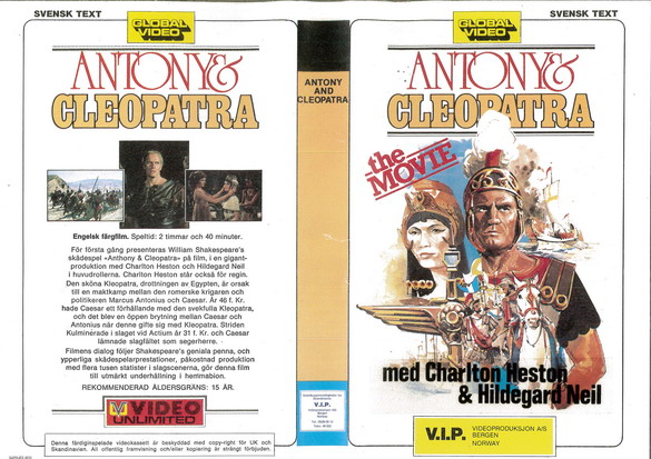 ANTONY & CLEOPATRA (VHS)