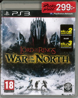 LORDS OF THE RINGS: WAR IN THE NORTH (BEG PS3)