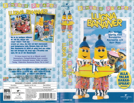 BANANER I PYJAMAS - LUNGNA BANANER (VHS)