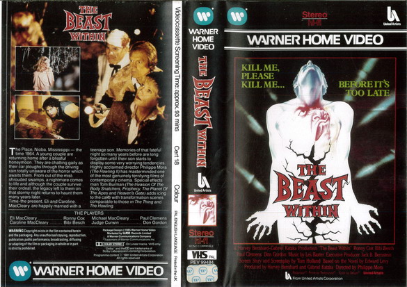 BEAST WITHIN (VHS) UK