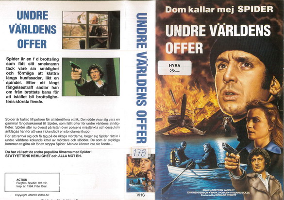 UNDRE VÄRLDENS SKRÄCK (VHS)