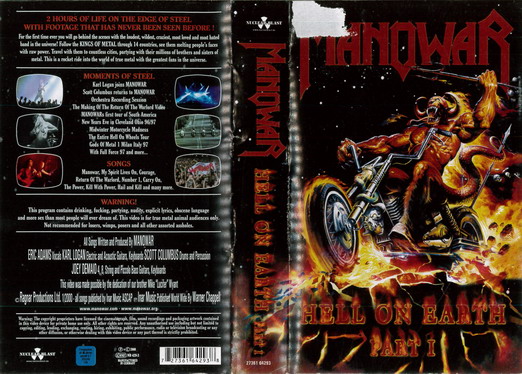 MANOWAR - HELL ON EARTH PART 1 (BEG VHS)