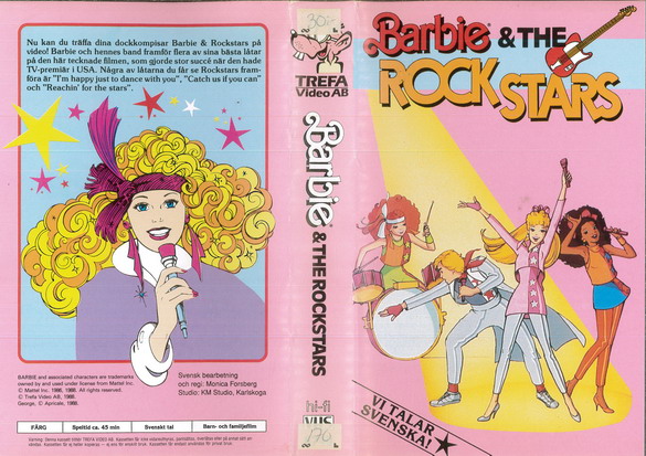8840 BARBIE & RHE ROCK STARS (VHS)