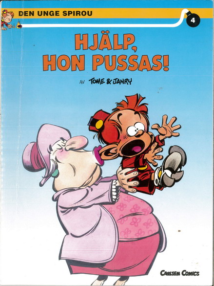 Den unge Spirou 4 HJÄLP\'HON PUSSAS