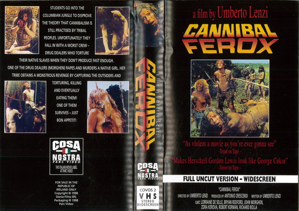 CANNIBAL FERROX (VHS)IRELAND