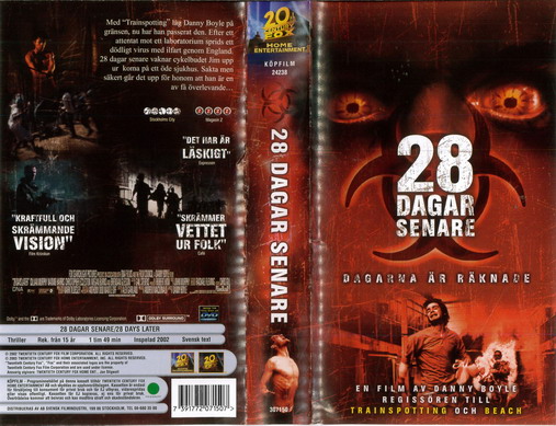 28 DAGAR SENARE (VHS)