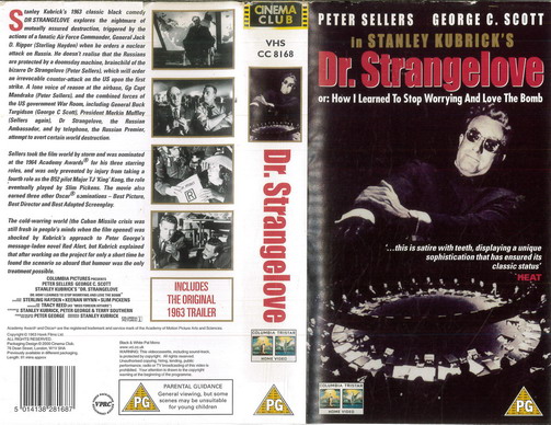 DR.STRANGELOVE (VHS) UK