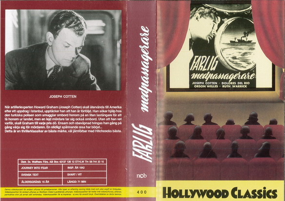 400-FARLIG MEDPASSAGERARE  (VHS) 400-FARLIG MEDPASSAGERARE  (VHS)