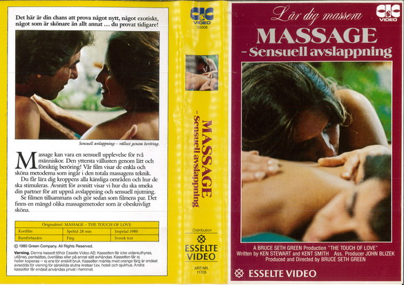 11705 MASSAGE-sensuell avslappning (VHS)