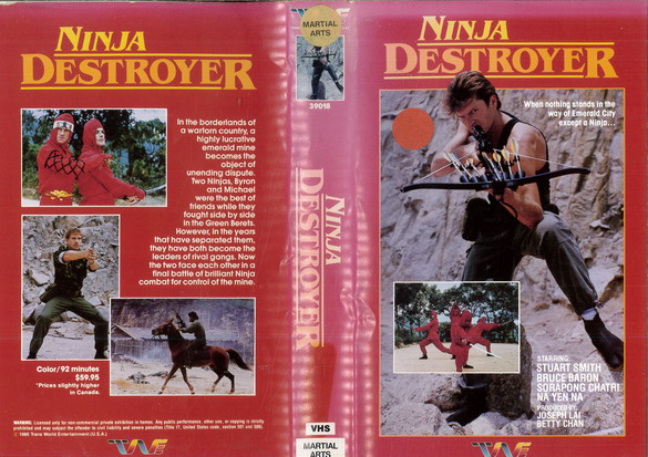 NINJA DESTROYER (VHS) USA