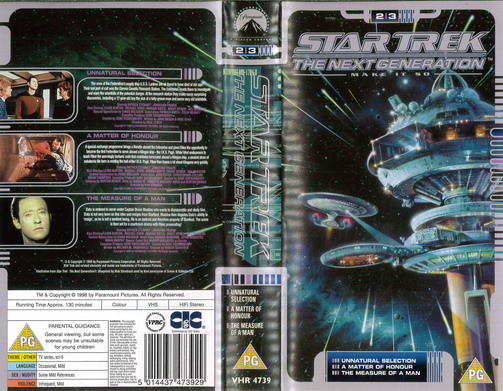 STAR TREK TNG 2,3(VHS)(UK IMPORT)