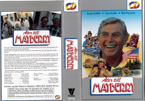 1014 Åter till Mayberry (VHS)