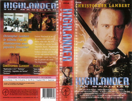 HIGHLANSER 3 MAGICAN  (VHS)