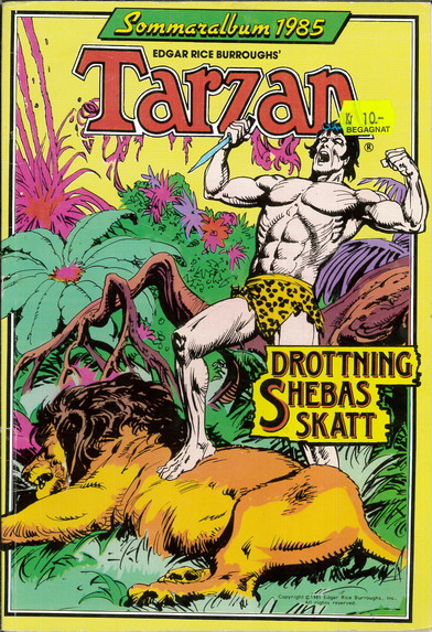 TARZAN SOMMARALBUM 1985 - DROTTNING SHEBAS SKATT