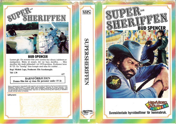 637 Supersheriffen (VHS)
