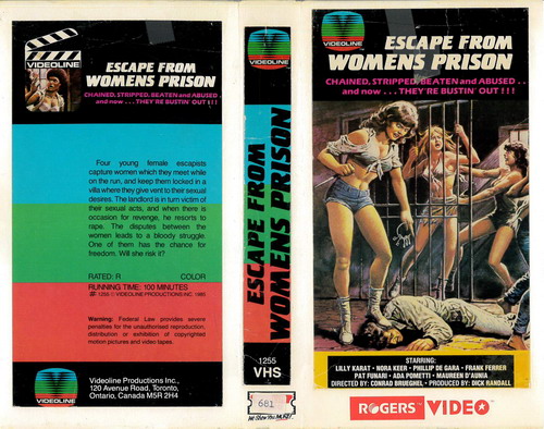 ESCAPE FROM WOMENS PRISON (VHS) USA