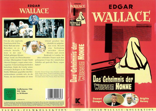 DAS GEHEIMNIS DER WEISSEN NONNE (BEG VHS) TYSK IMPORT