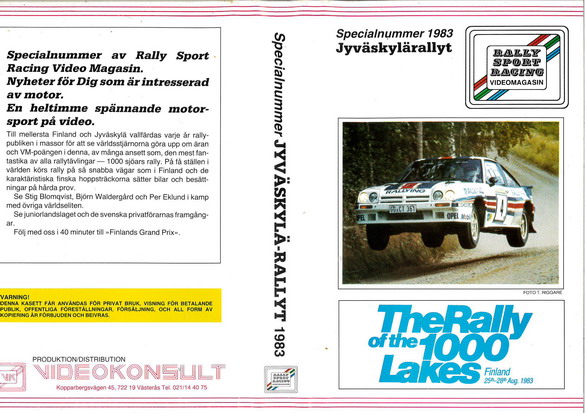 JYVÄSKYLÄ-RALLYT 1983 (VHS)