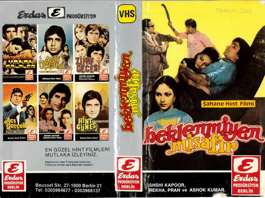 BEKLENMIYEN MISAFIR (BEG VHS) TURKISK VHS