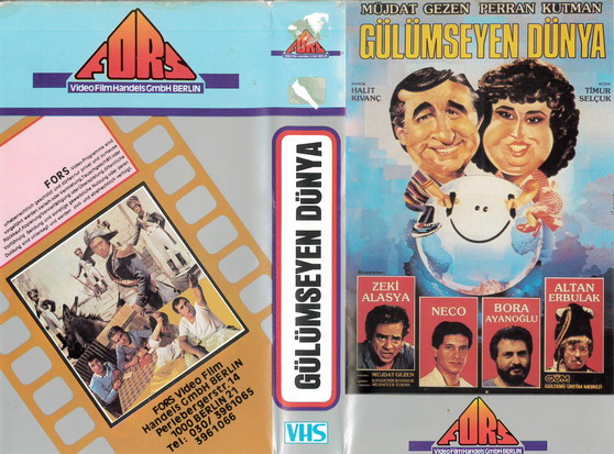 GULUMSEYEN DUNYA (BEG VHS) TURKISK VHS