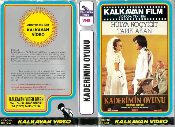 KADERIMIN UYUNU (BEG VHS) TURKISK VHS