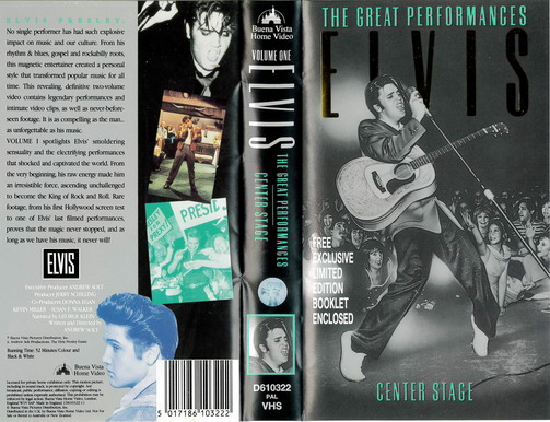 ELVIS - CENTER STAGE (VHS)