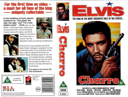 CHARRO (VHS) UK