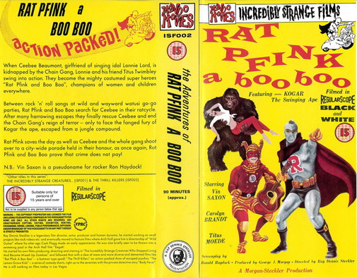 RAT PFINK A BOOBOO  (VHS) UK