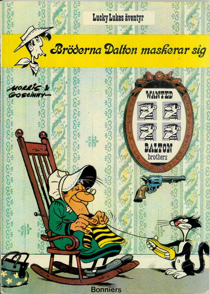 LUCKY LUKE 12 Bröderna Dalton maskerar sig