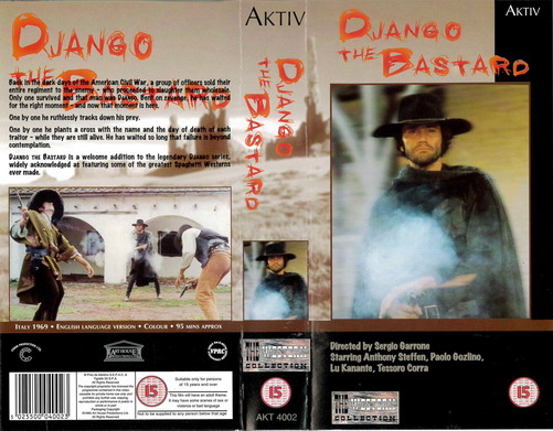 DJANGO THE BASTARD (VHS) UK