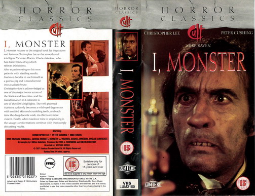 I MONSTER (VHS) UK