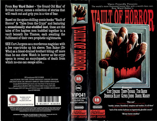 VAULT OF HORROR (VHS) UK