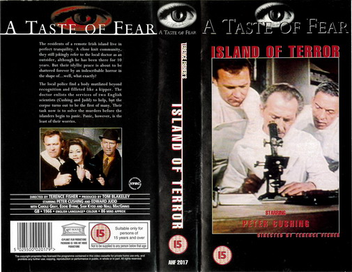 ISLAND OF TERROR  (VHS) UK