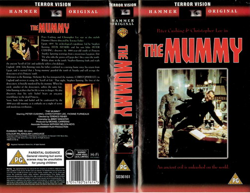 MUMMY (1959)  (VHS) UK