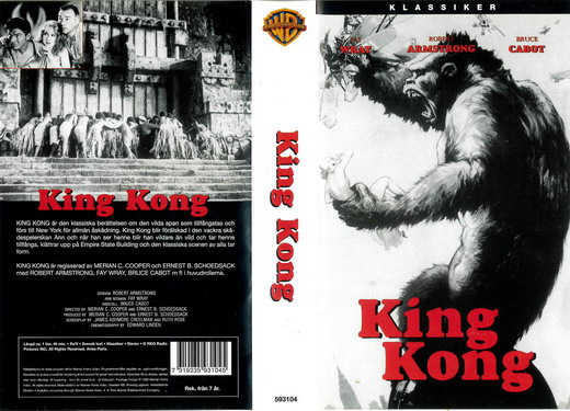 KING KONG (1933)  (VHS)