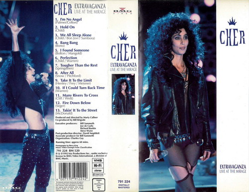 CHER  - EXTRAVAGANZA (VHS)