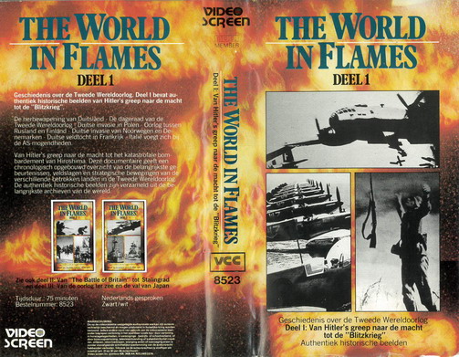 WORLD IN FLAMES DEEL 1 (VIDEO 2000) HOL