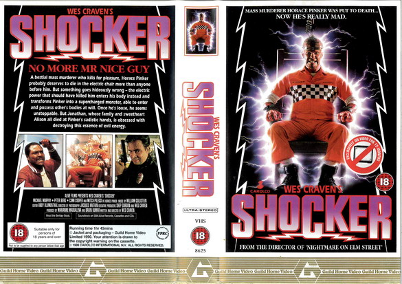 SHOCKER (VHS) uk