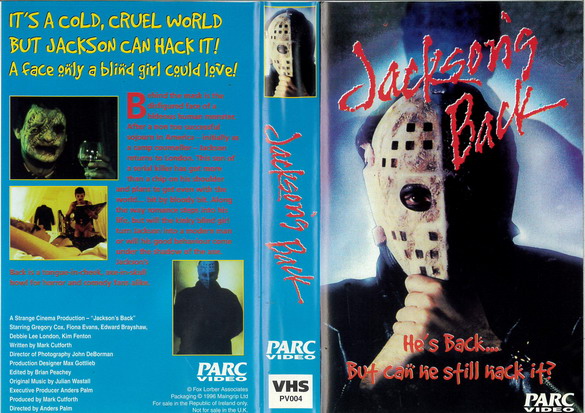 JACKSON BACK (VHS) IRELAND