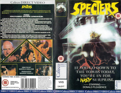 SPECTERS (VHS) UK